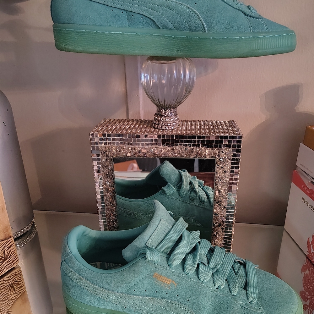 Puma Suede Classic Sneakers in Teal